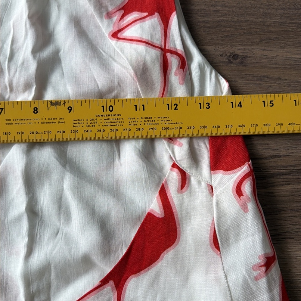 NWT (Anthro) Maeve Sleeveless Linen Blend Printed Shift Mini Dress in Sz XXS - Picture 14 of 15
